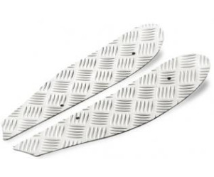 Treeplankset - Alu / Zilver - Aprilia SR