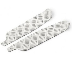 Treeplankset - Alu / Zilver - Peugeot Jetforce