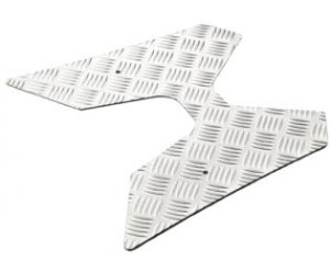 Treeplankset - Alu / Zilver - Peugeot Vivacity