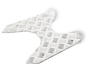 Treeplankset - Alu / Zilver - Yamaha Yog RR