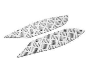 Treeplankset Peugeot Ludix - Alu/Zilver