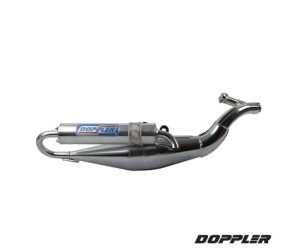 Uitlaat - Doppler - S3R - Chroom - Piaggio scooters