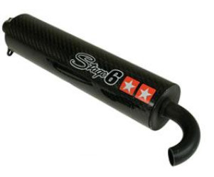 Uitlaatdemper Stage6 Carbon - Pro replica