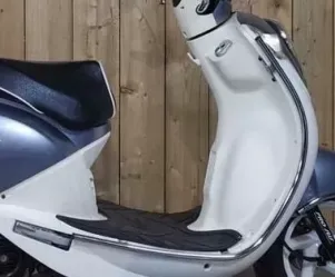 Valbeugel SYM Mio Chroom (voorkant)