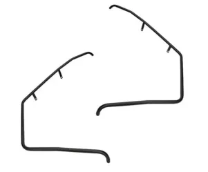 Valbeugels Piaggio Zip voorkant - (glans Zwart)