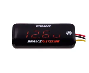  Temperatuur & Voltmeter Voca V-TEMP (Touch) 0-120ºC 8-18V rood