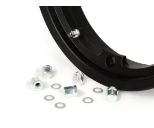 velg  BGM pro tubeless 2.10 10 inch, aluminium  vespa (type px)   vespa smallframe v50, 50n, special, pv, et3, pk50 125 (s/xl/xl2), largeframe px, t5, sprint, rally , gt/gtr, lml star, deluxe   zwart