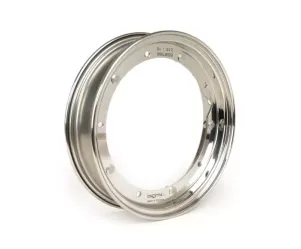 velg  BGM pro 2.10 10 inch  vespa (type px)   vespa smallframe v50, 50n, special, pv, et3, pk50 125 (s/xl/xl2), largeframe px, t5, sprint, rally, gt/ gtr, lml star, deluxe   roestvrij staal, gepolijst