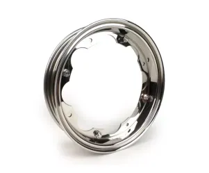 velg  BGM pro  lambretta li (serie 1 3), li s, sx, tv (serie 2 3)   roestvrij staal, gepolijst