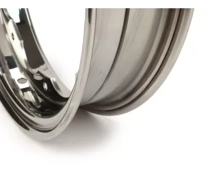 velg  BGM pro  lambretta li (serie 1 3), li s, sx, tv (serie 2 3)   roestvrij staal, gepolijst