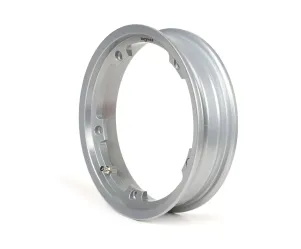 velg  BGM pro tubeless 2.10 10 inch, aluminium  vespa (type px)   vespa smallframe v50, 50n, special, pv, et3, pk50 125 (s/xl/xl2), largeframe px, t5, sprint, rally , gt/gtr, lml star, deluxe   zilver