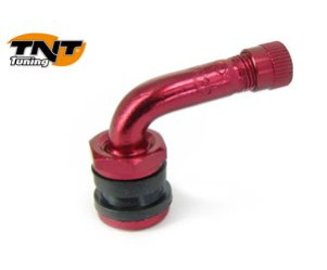 Ventiel Gebogen Rood Haaks (2 stuks)