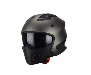 Vito Bruzano Mat Titanium (met gratis helmmuts)
