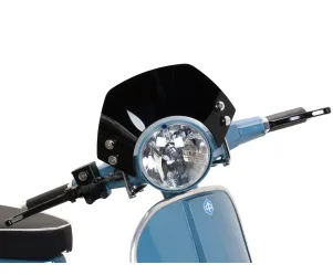 Windscherm Vespa PX80, PX125, PX150, PX200, LML 125 150 Star Stella Zwart