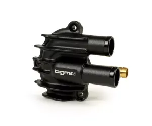 waterpompdeksel  BGM pro faster flow  vespa gt, gts, gtl, gtv 125 300, gts300 hpe   zwart geanodiseerd