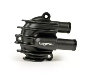 waterpompdeksel  BGM pro faster flow  vespa gt, gts, gtl, gtv 125 300, gts300 hpe   zwart geanodiseerd