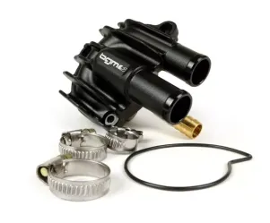 waterpompdeksel  BGM pro faster flow  vespa gt, gts, gtl, gtv 125 300, gts300 hpe   zwart geanodiseerd