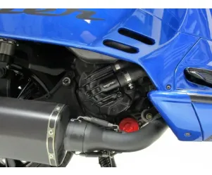 waterpompdeksel  BGM pro faster flow  vespa gt, gts, gtl, gtv 125 300, gts300 hpe   zwart geanodiseerd