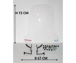 Windscherm Peugeot Kisbee hoog