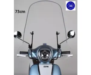 Windscherm Sym Fiddle 3  Regia - Hoog (Transparant)