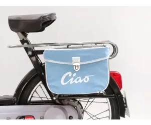 Zadeltas Moto Nostra Ciao Blauw Grijs