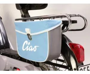 Zadeltas Moto Nostra Ciao Blauw Grijs