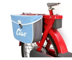 Zadeltas Moto Nostra Ciao Blauw Grijs