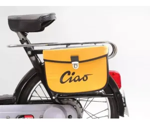Zadeltas Moto Nostra Ciao Geel Zwart