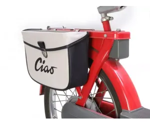 Zadeltas Moto Nostra Ciao Grijs Zwart