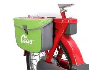 Zadeltas Moto Nostra Ciao Groen Grijs