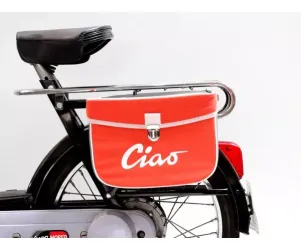 Zadeltas Moto Nostra Ciao Oranje Grijs