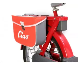 Zadeltas Moto Nostra Ciao Oranje Grijs