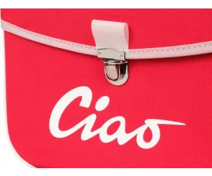 Zadeltas Moto Nostra Ciao Rood Grijs