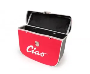 Zadeltas Moto Nostra Ciao Rood Grijs