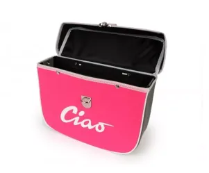 Zadeltas Moto Nostra Ciao Roze Grijs