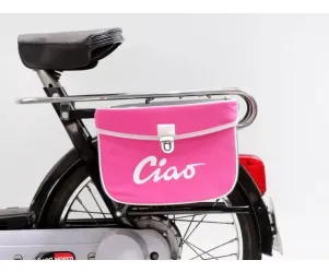Zadeltas Moto Nostra Ciao Roze Grijs