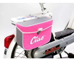Zadeltas Moto Nostra Ciao Roze Grijs