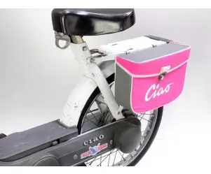 Zadeltas Moto Nostra Ciao Roze Grijs