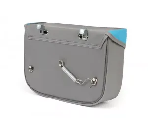 Zadeltas Moto Nostra Ciao Turquoise Grijs