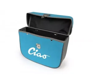 Zadeltas Moto Nostra Ciao Turquoise Grijs