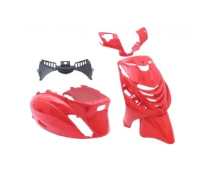 Kappenset Piaggio Zip Glans Rood