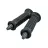 Grips STR8 Konik Kegelvormige Eindkappen Zwart / Carbon  Look