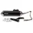 Uitlaat GY6/Kymco/AGM  - Tecnigas 4Scoot TRE Zwart