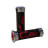 Handvatset Flame - Custom zwart, rood en chrome