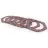 koppelingsfrictieplaten set  BGM pro superstrong racing red  lambretta li, lis, sx, tv (serie 2 3), dl, gp   6 platen 