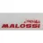 Malossi Sticker rood/wit (klein)