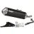 Uitlaat Tecnigas 4Scoot Zip / Lx / Fly 4-Takt 2v  - Zwart