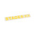 Stage6 Sticker - Losse letters - 110x33mm - Geel