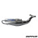chroom uitlaat piaggio scooter doppler