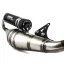 Voca Racing Uitlaat Sabotage V2 50/70 Piaggio NRG / Typhoon Zwarte Geluiddemper